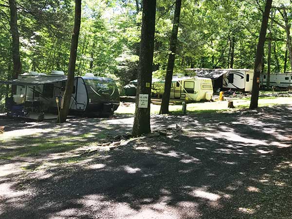 Poconos Camping Tents Rvs And Cabin Campsites Cranberry Run Campground East Stroudsburg Pa 6524